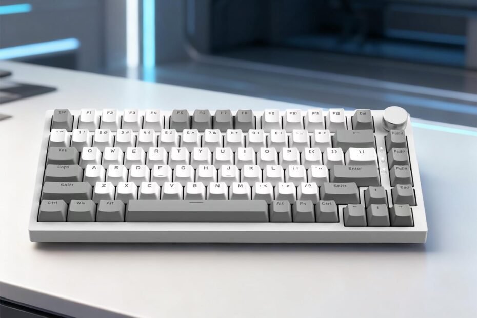 “quiet mechanical keyboard for office work”